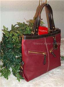 New* Authentic, Dooney & Bourke Handbag Purse Sara Bag Cranberry 