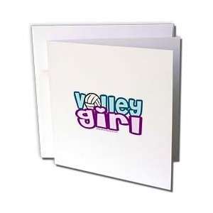  Deniska Designs Volleyball   Volley Girl   Greeting Cards 