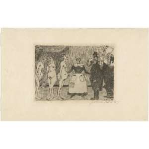  Hand Made Oil Reproduction   James Ensor   24 x 16 inches 