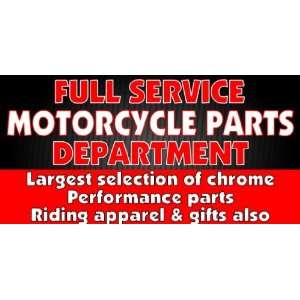    3x6 Vinyl Banner   Full Service Motorcycle Parts: Everything Else