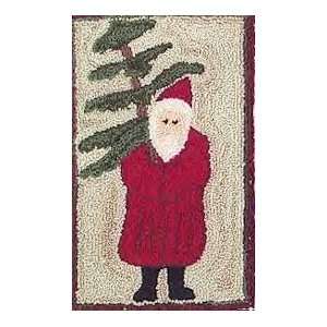  St Nick A Punch Needle Embroidery Design By Hooked on 