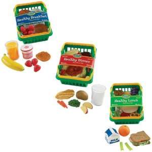   Pretend and Play Healthy Breakfast Lunch and Dinner Set Toys & Games