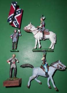   War LEAD (12) CONFERERATE Soldier LOT Prince August Moldings  