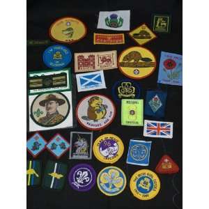  VINTAGE EUROPEAN GIRL SCOUT PATCHES 