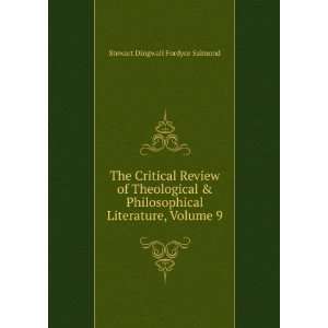   Literature, Volume 9: Stewart Dingwall Fordyce Salmond: Books