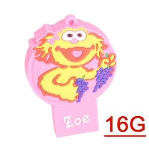  16 GB Sesame Street Zoe USB 2.0 Flash Drives U Disk 