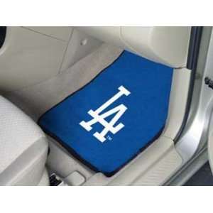  Los Angeles Dodgers Car Mats   Set of 2: Sports & Outdoors