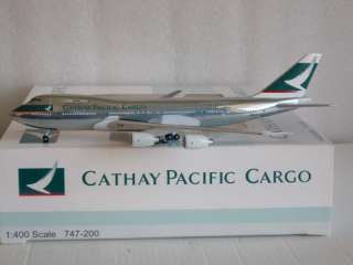 AeroClassics Big Bird Cathay Pacific Cargo B747 200F Silver,1400 
