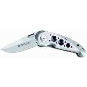  Boker USA   Stellar Folder Orbital Cut Out Handle w/Sheath 