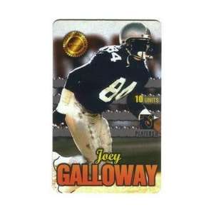 Collectible Phone Card 10u Men of Destiny Joey Galloway WR Seattle 