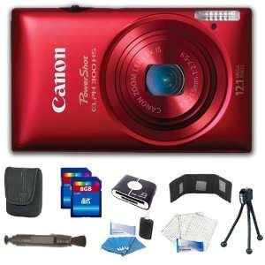   Full 1080p HD Video (Red) + 16GB Deluxe Accessory Kit
