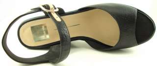 DOLCE VITA LIZA Black Womens Shoes Sandals 9.5 M  