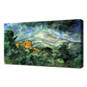  St. Victoire and Chateau Noir by Cezanne   Framed Canvas 