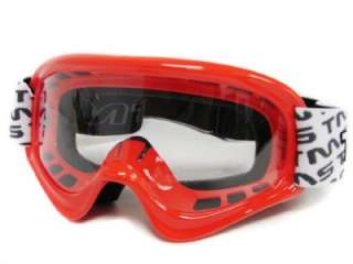 YOUTH RED OFF ROAD GOGGLES MOTOCROSS DIRT BIKE ATV MX  