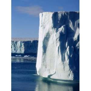 Iceberg Floating on Water, Austfonna, Nordaustlandet, Spitsbergen 