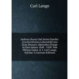   Galen. d. I. Carl Lange, Volume 3 (German Edition) Carl Lange Books