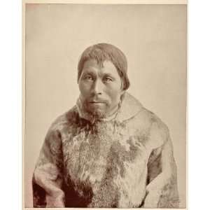  1893 Chicago Worlds Fair Ethnic Print Eskimo Seal Skin 