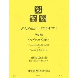Mozart, W.A.   Ave Verum Corpus (Motet), K. 618   Two Violins, Viola 