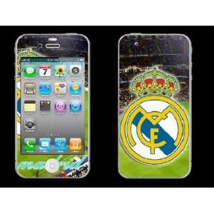 Fc Real Madrid design protective decal skin sticker for iphone 4 4G 4S 