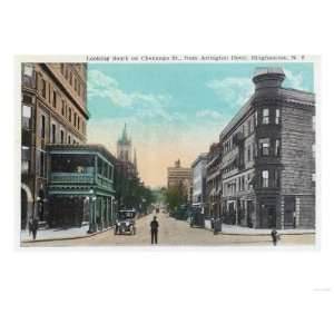 Binghamton, New York   Southern View of Chenango St from 