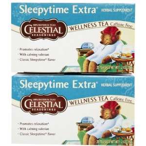 Celestial Seasonings Sleepytime Extra Tea Bags, 20 ct, 2 pk:  