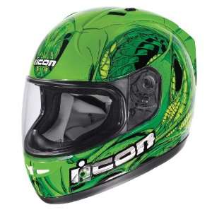 Icon Alliance SSR Helmet , Size XS, Color Green, Style Speed Freak 
