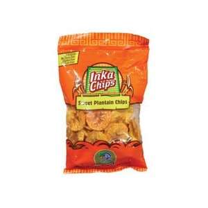 Inka Crops Sweet Plantain Chips 3.25 oz. (Pack of 12)  