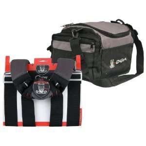 Disc Golf Bag and Disc Golf Bag Straps Combo Pack by DGA:  