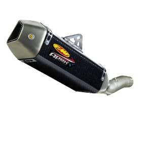  FMF Racing Apex Slilp On   Stainless Tailpipe   Carbon 