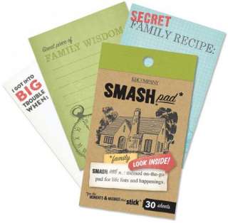 COMPANY FAMILY SMASH PAD LIST NOTE BOOK PAPERS ACID FREE  
