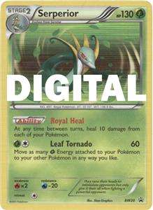  Booster Credit + Serperior Pokemon Trading Card Game Online Code TCGO