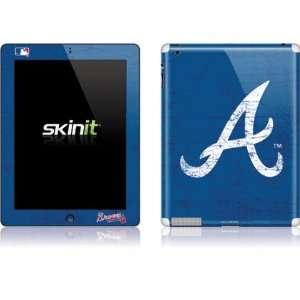   Atlanta Braves   Solid Distressed Vinyl Skin for Apple New iPad