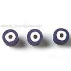 600pcs 111545 New Deep Purple Evil Eye FIMO Polymer Clay Bead Free P&P 