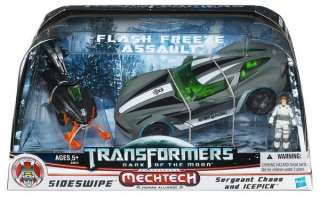 Transformers Human Alliance Flash Freeze Sideswipe Sgt Chaos Icepick 