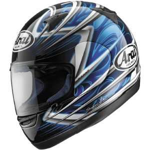  Arai Quantum 2 Motorcycle Helmet Spike   Blue: Automotive