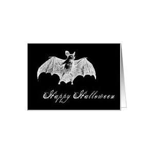 Vampire Bat Halloween Card