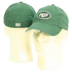  New York Jets 1960 Sized Slouch Fit Baseball Hat   Green 