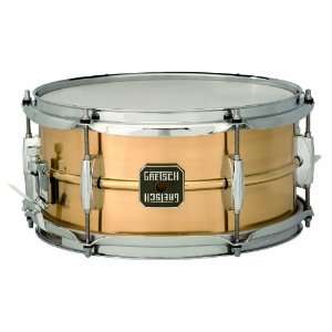  Gretsch 6 x 12 Legend Brass Snare Drum Musical 