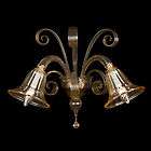   glass art sconce, wall lamp, chandelier ermes 2 lights made in VENICE