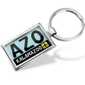 Keychain Airport code AZO / Kalamazoo country: United States   Hand 