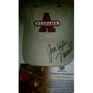 Joe Willie Namath Signed University of Alabama Hat