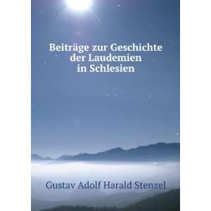   der Laudemien in Schlesien Gustav Adolf Harald Stenzel Books