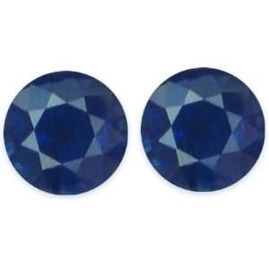  2.24 Carat Loose Sapphires Round Cut Pair Jewelry