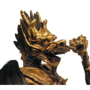  Dragon Statue King of Dragons Protector of Buddhism Bronze 