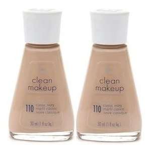  CoverGirl Clean Liquid Make Up #110 CLASSIC IVORY (Qty. Of 