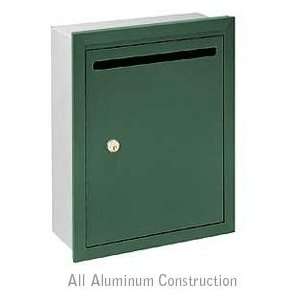   BOX STANDARD RECESSED MOUNTED GREEN USPS ACCESS