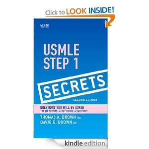 USMLE Step 1 Secrets Thomas A. Brown, Dave D. Brown  