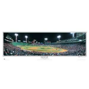 Rob Arra Baseball Framed Stadium Panoramic of Boston Red Sox Keep The 