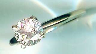   Round 14karat White Gold Engagement Ring, priced below cost  