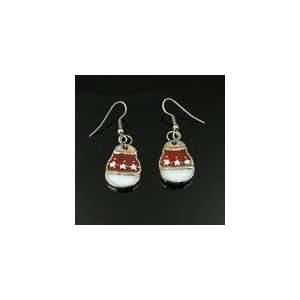  Switchables Stained Glass Chilly Snowman Earrings